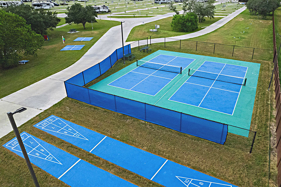 Shuffleboard & Pickleball Courts