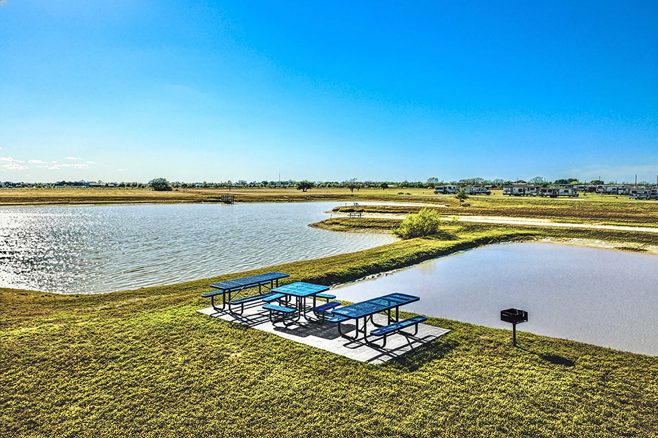 Picnic Table by the Lake