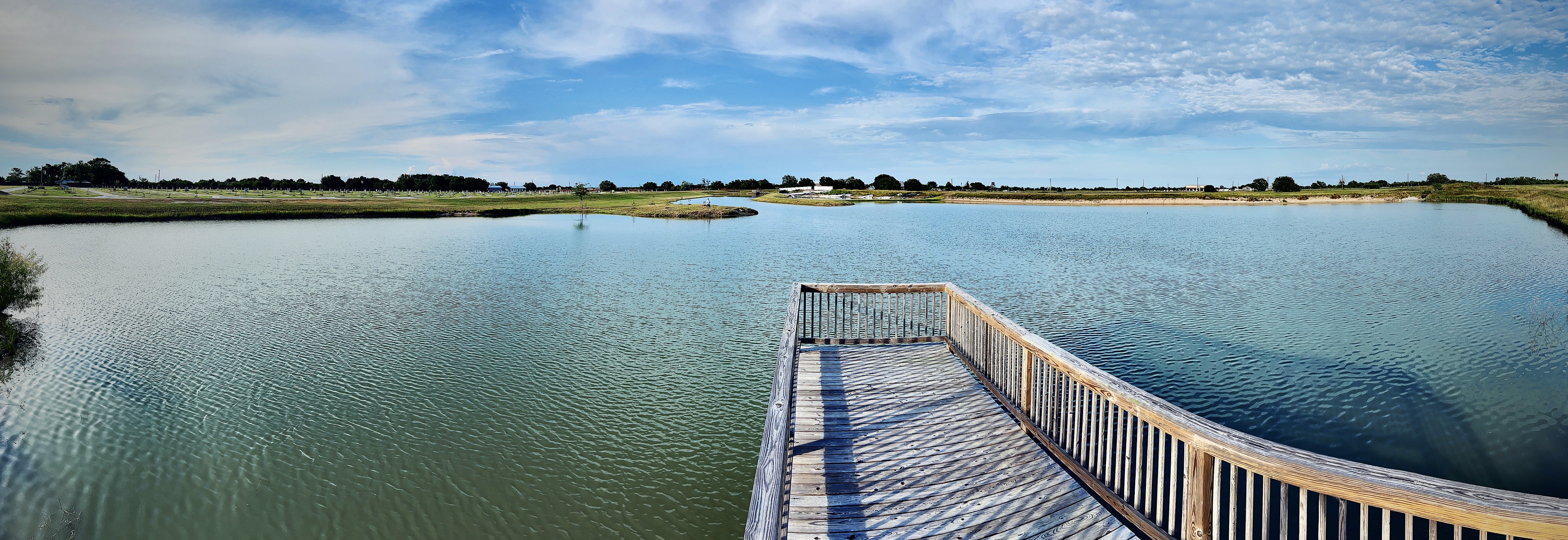 Dock and Lake Panorama
